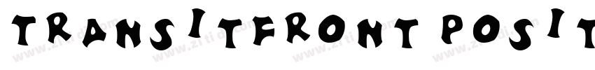 TransitFront Positiv字体转换